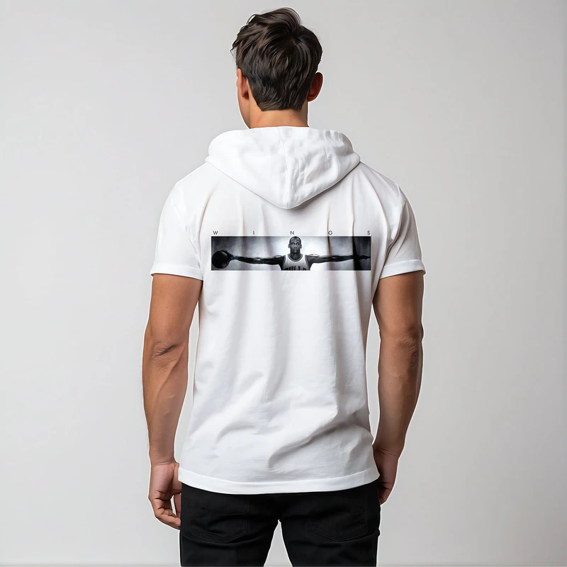 تی شرت کلاه دار مردانه مدل 14030115D