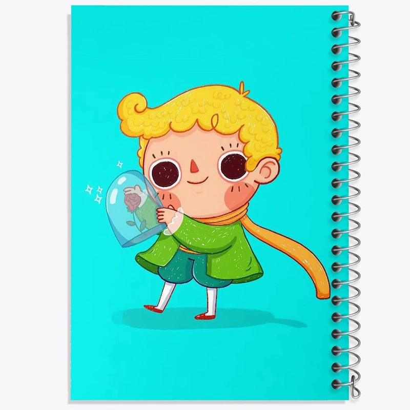 دفتر مشق 50 برگ خندالو مدل شازده کوچولو کد 25779