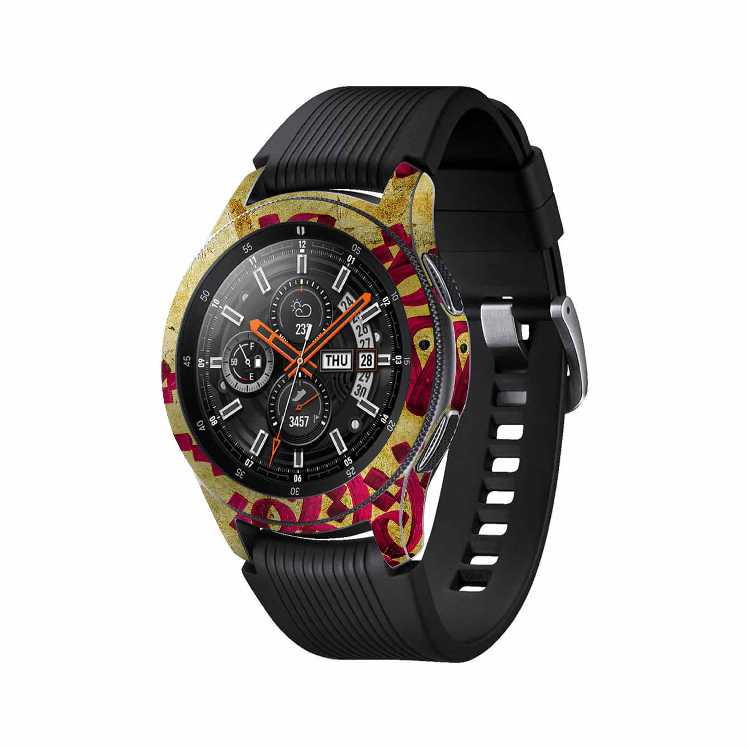 برچسب ماهوت طرح Nastaliq-5 مناسب برای ساعت هوشمند سامسونگ Galaxy Watch 46mm