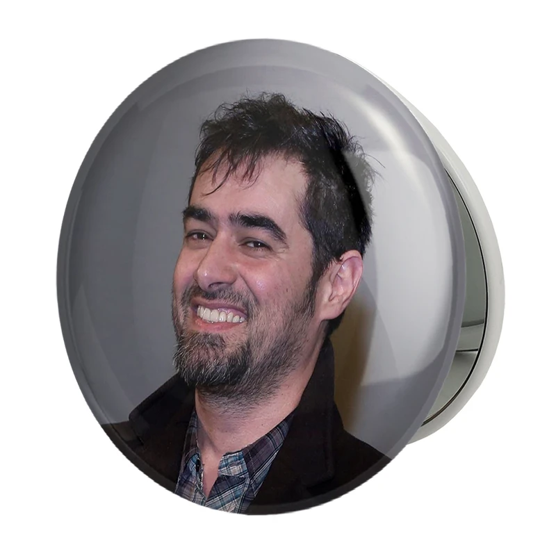 آینه جیبی خندالو طرح شهاب حسینی مدل تاشو کد 10394 