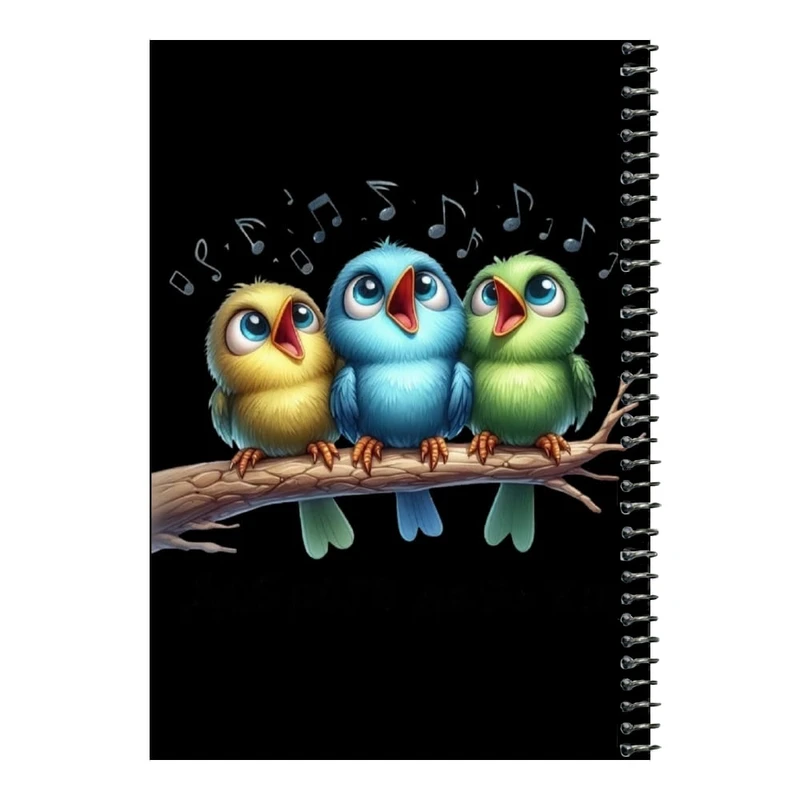 دفتر مشق 80 برگ اس جی طرح آواز پرنده ها