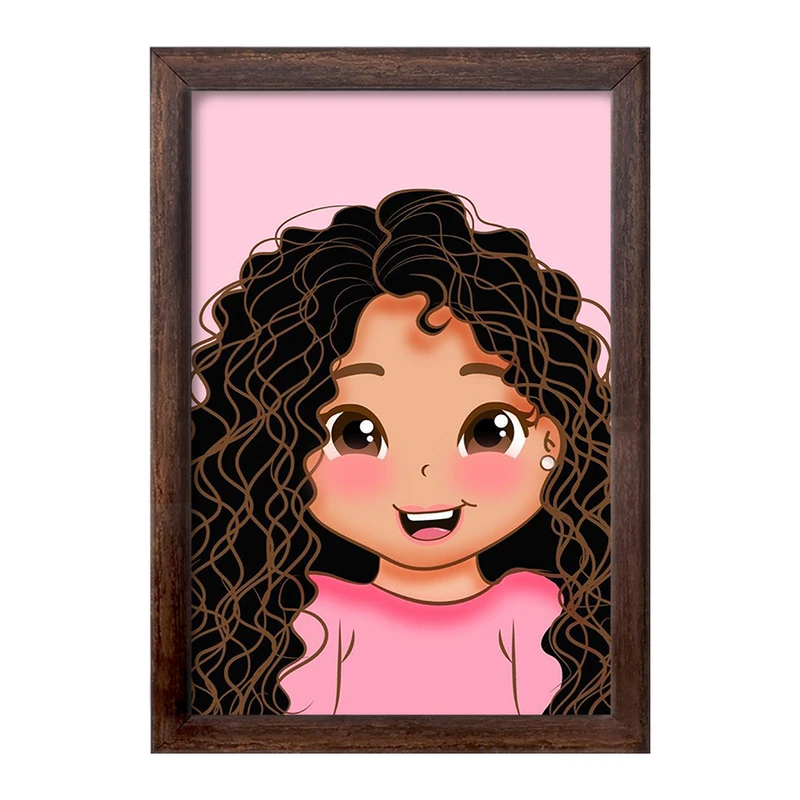 تابلو خندالو طرح دخترانه فانتزی کد 25734