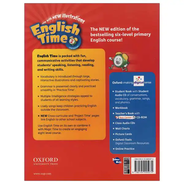 کتاب English Time 2 اثر Susan River and Setsoko Toyama انتشارات زبان مهر