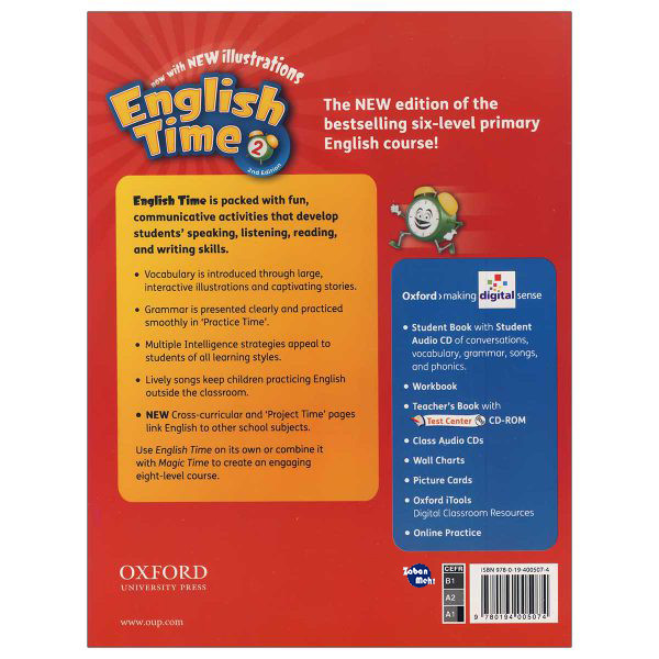 کتاب English Time 2 اثر Susan River and Setsoko Toyama انتشارات زبان مهر کتاب English Time 2 اثر Susan River and Setsoko Toyama انتشارات زبان مهر