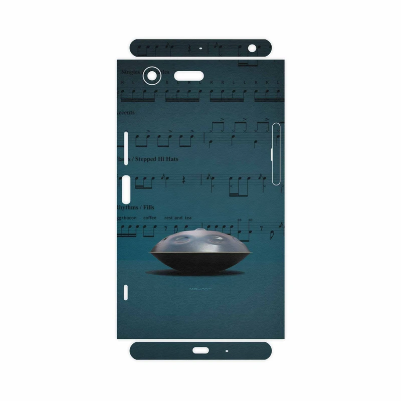 برچسب پوششی ماهوت مدل Hang Instrument-FullSkin مناسب برای گوشی موبایل سونی Xperia XZ Premium