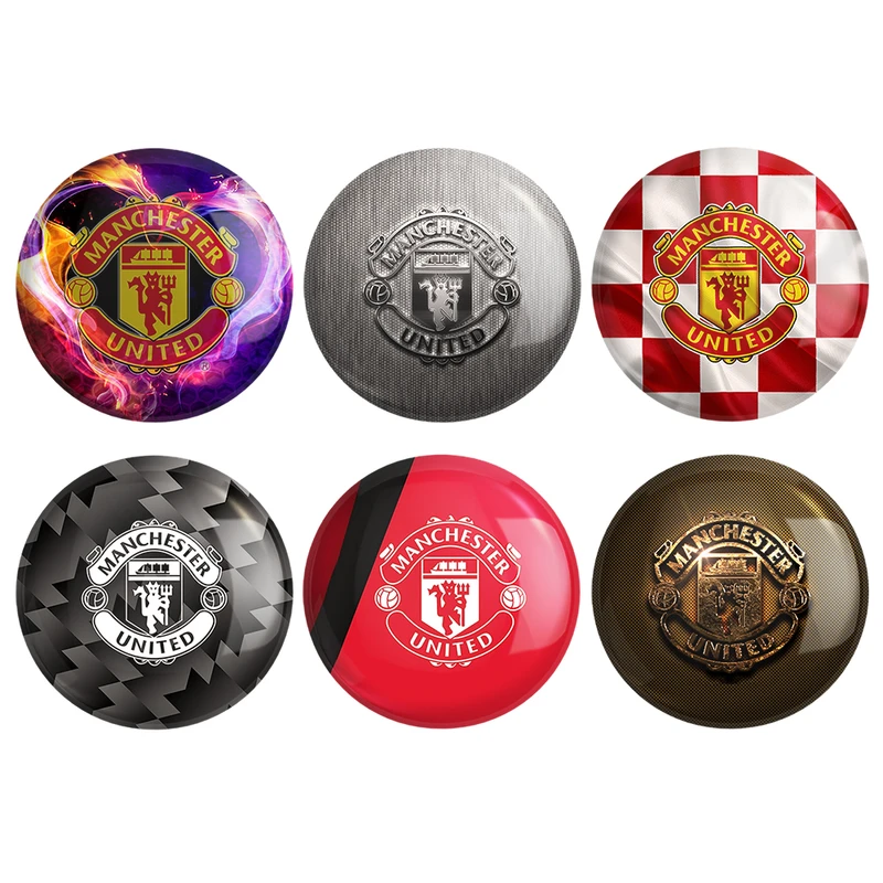 مگنت خندالو طرح باشگاه منچستر یونایتد Manchester United کد 1708B مجموعه 6 عددی