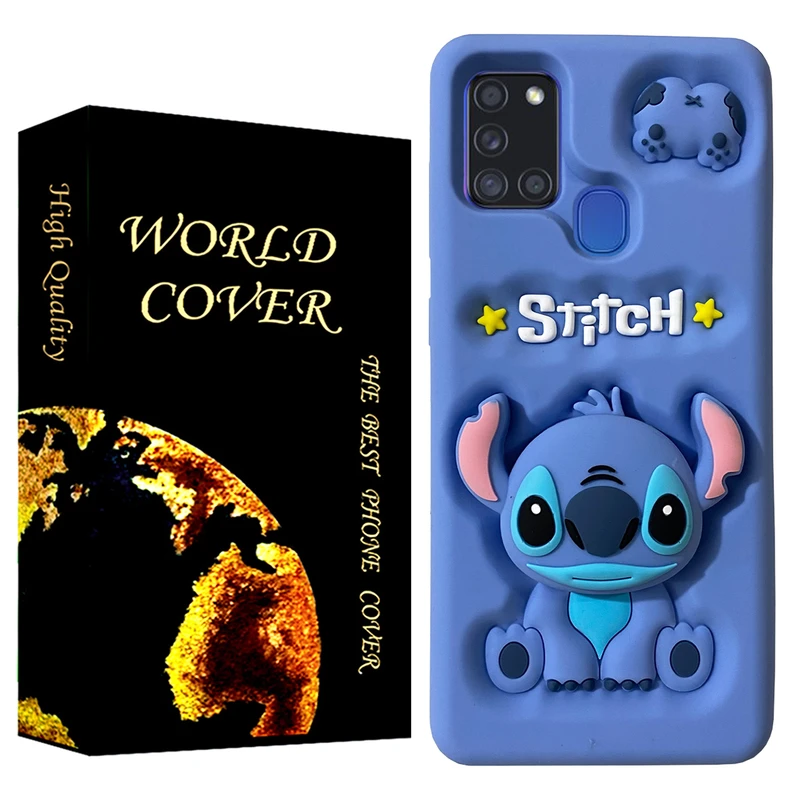 کاور دنیای قاب طرح استیچ مناسب برای گوشی موبایل سامسونگ Galaxy A21S