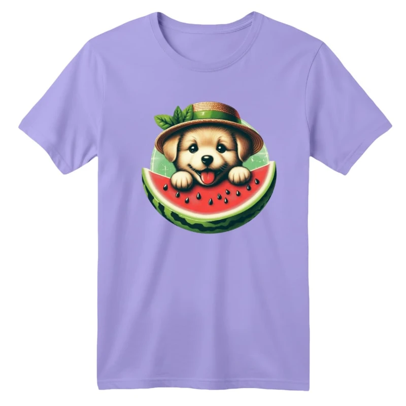 تی شرت آستین کوتاه بچگانه مدل سگ یلدایی کد 3