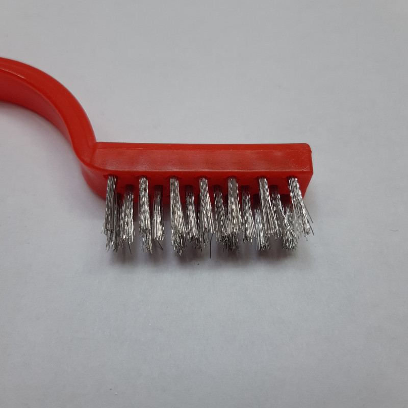 فرچه فلزی مدل دسته دار طرح مسواک بسته 3 عددی