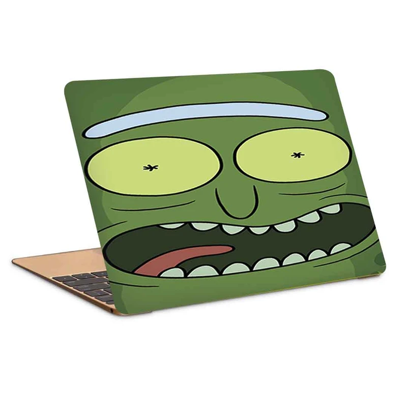 استیکر لپ تاپ طرح pickle rick 2کد c-753مناسب برای لپ تاپ 15.6 اینچ