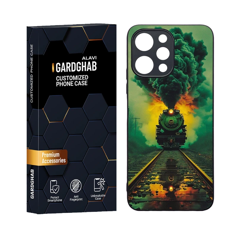 کاور گارد قاب علوی مدل دورژله ای هنری مناسب برای گوشی موبایل شیائومی Poco M6 pro 5G