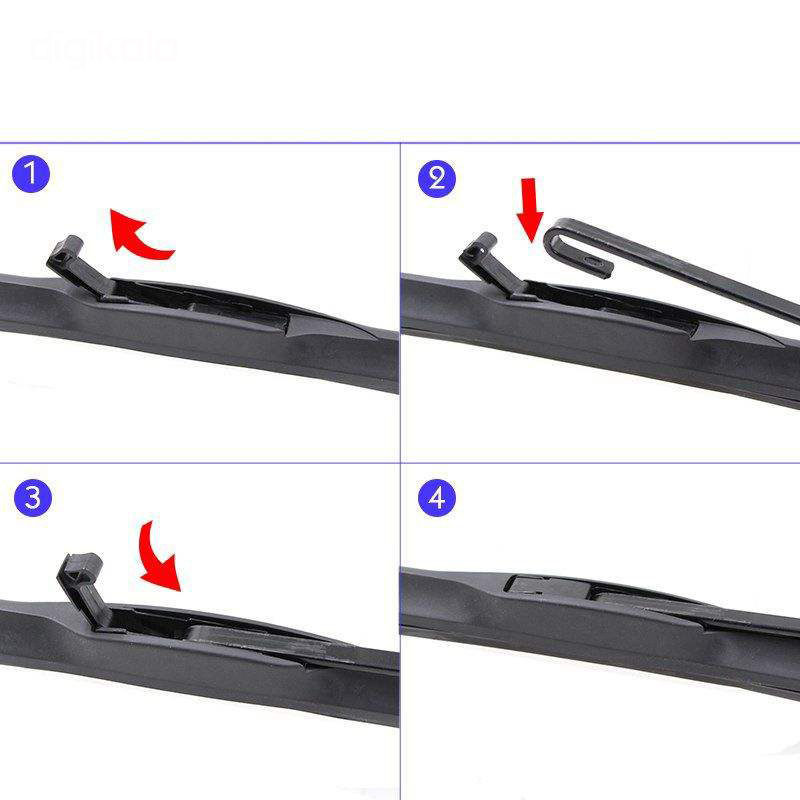 تیغه برف پاک کن روتا مدل HY1s55 مناسب برای جک S5 بسته دو عددی