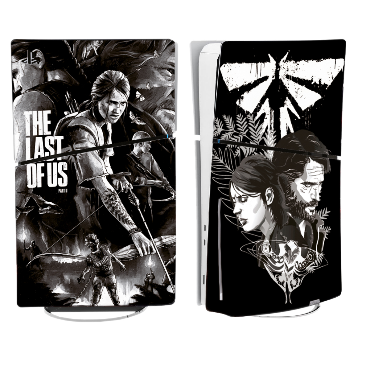 برچسب کنسول پلی استیشن 5 اسلیم طرح LAST OF US مدل SKIN SLIM PS513