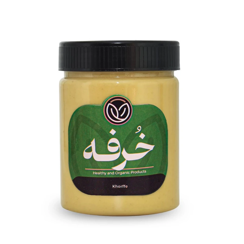 کره بادام زمینی بدون شکر خرفه - 500 گرم