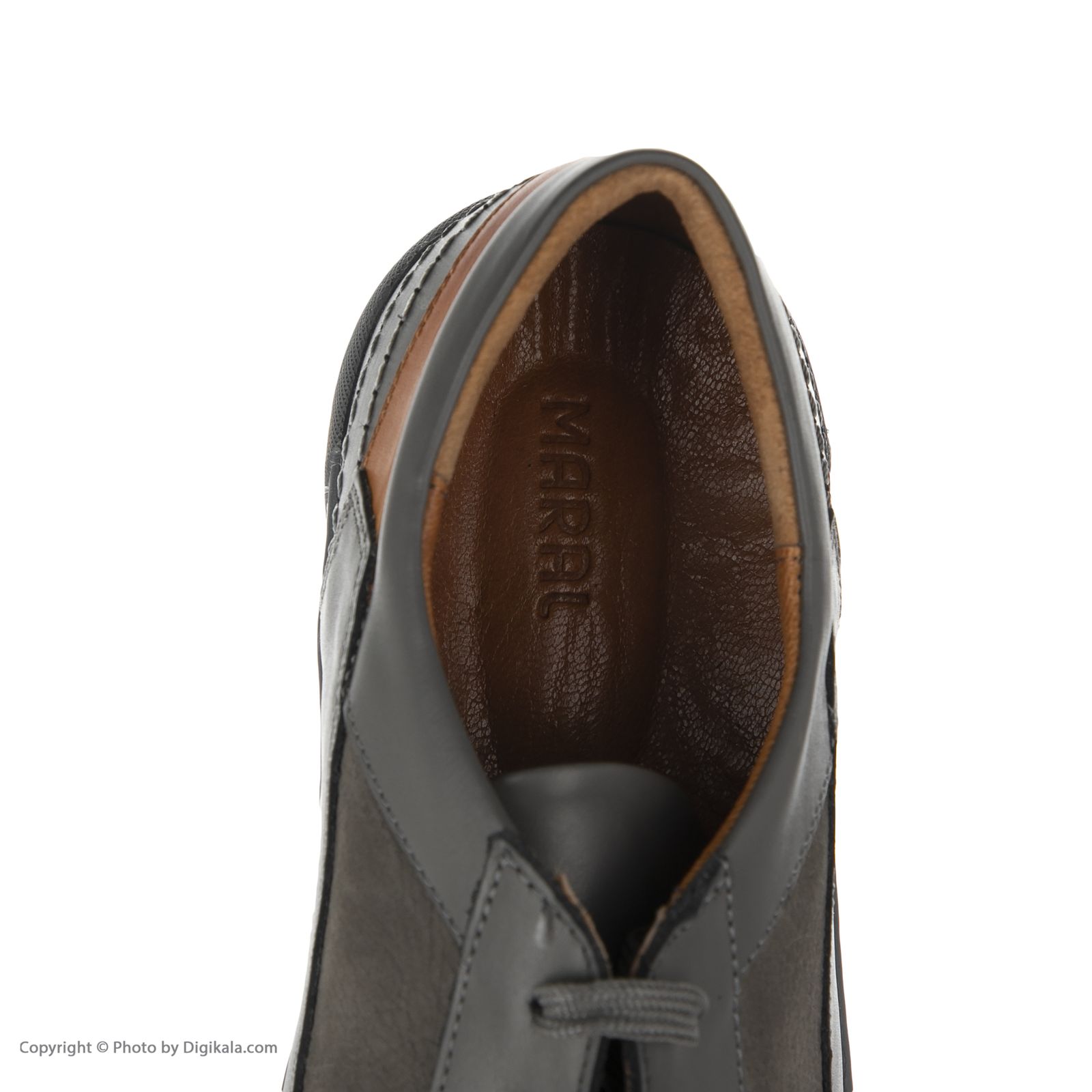 کفش روزمره مردانه مارال چرم مدل ونس اوپال kor-Gray -  - 5