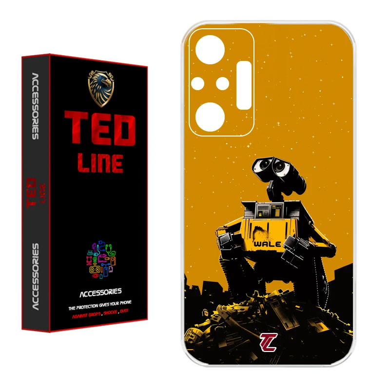 کاور تد لاین طرح ربات والی کد 1133 مناسب برای گوشی موبایل شیائومی Redmi Note 10 Pro / Note 10 Pro Max