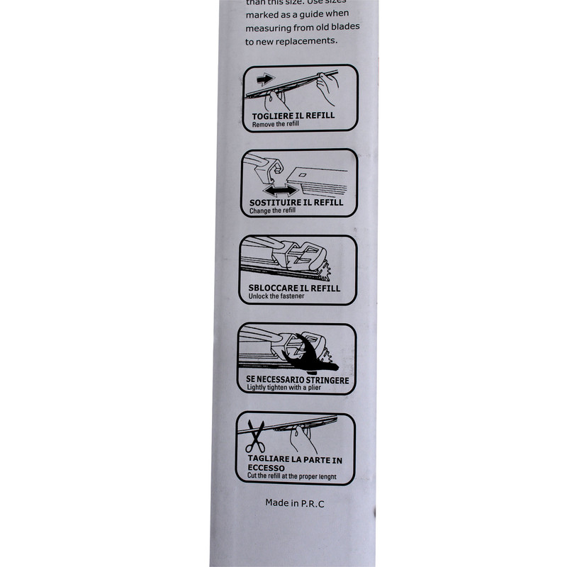 لاستیک تیغه برف پاکن بی.اس.کو مدل فنر دار 20 اینچی مناسب برای رنو L90 بسته دو عددی