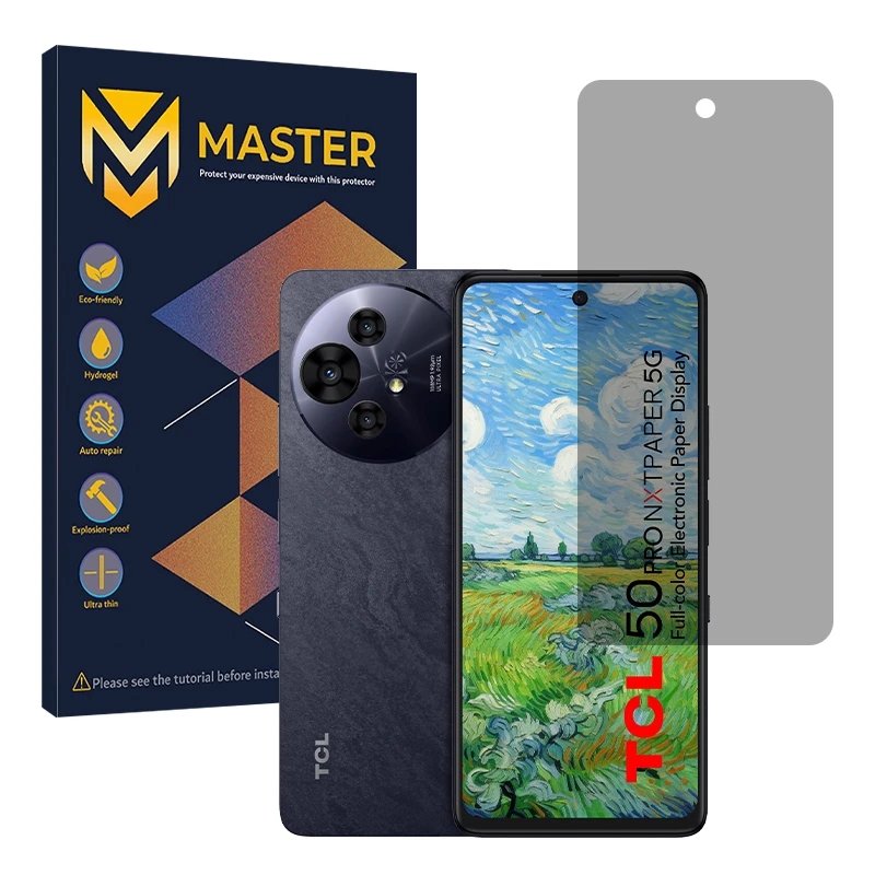 محافظ صفحه نمایش حریم شخصی مستر مدل Resistant مناسب برای گوشی موبایل تی سی ال 50 NxtPaper 5G