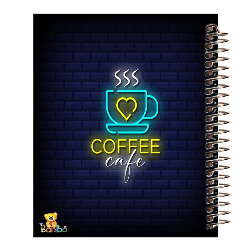 دفتر برنامه ریزی 60 برگ سیمی بانیبو مدل coffee کد 4528