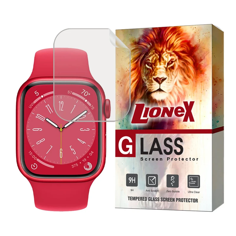 محافظ صفحه نمایش نانو لایونکس مدل MTBWL مناسب برای اپل واچ Series 7 Aluminum / 8 / 9 45 mm
