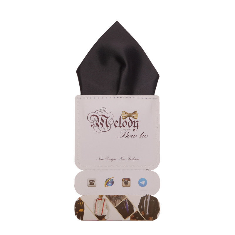 دستمال جیب مردانه ملودی مدل PS5102MSODgry