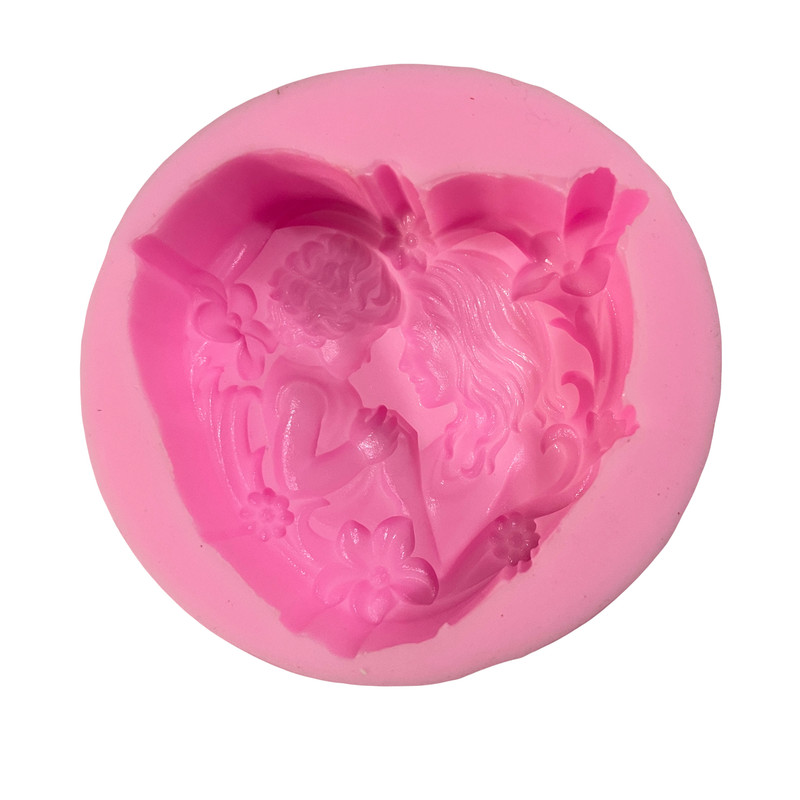 قالب شمع مدل قلب مادر