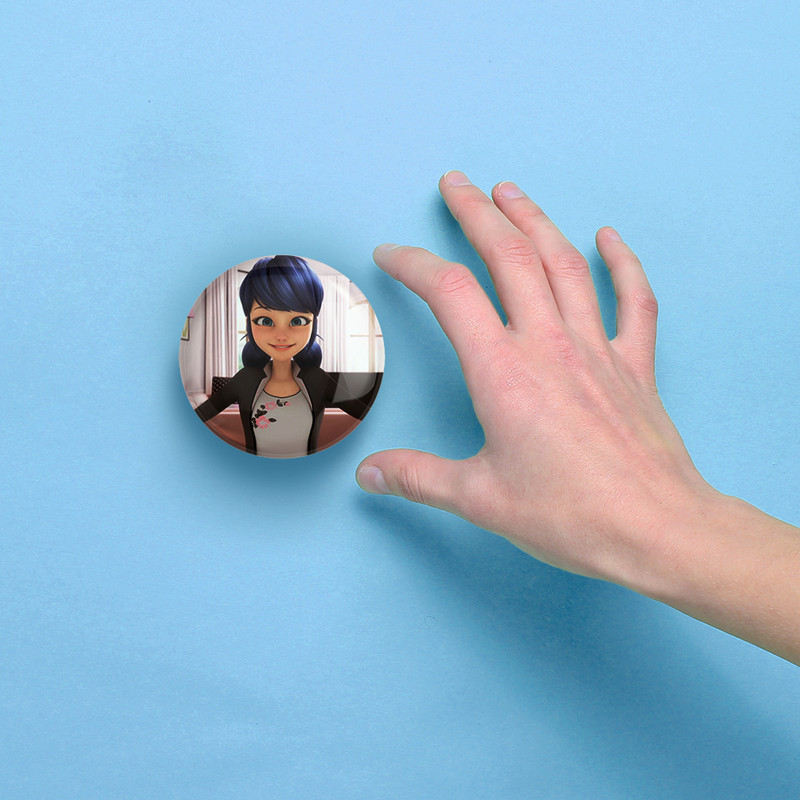 آینه جیبی خندالو مدل دختر کفشدوزکی  کد 3079