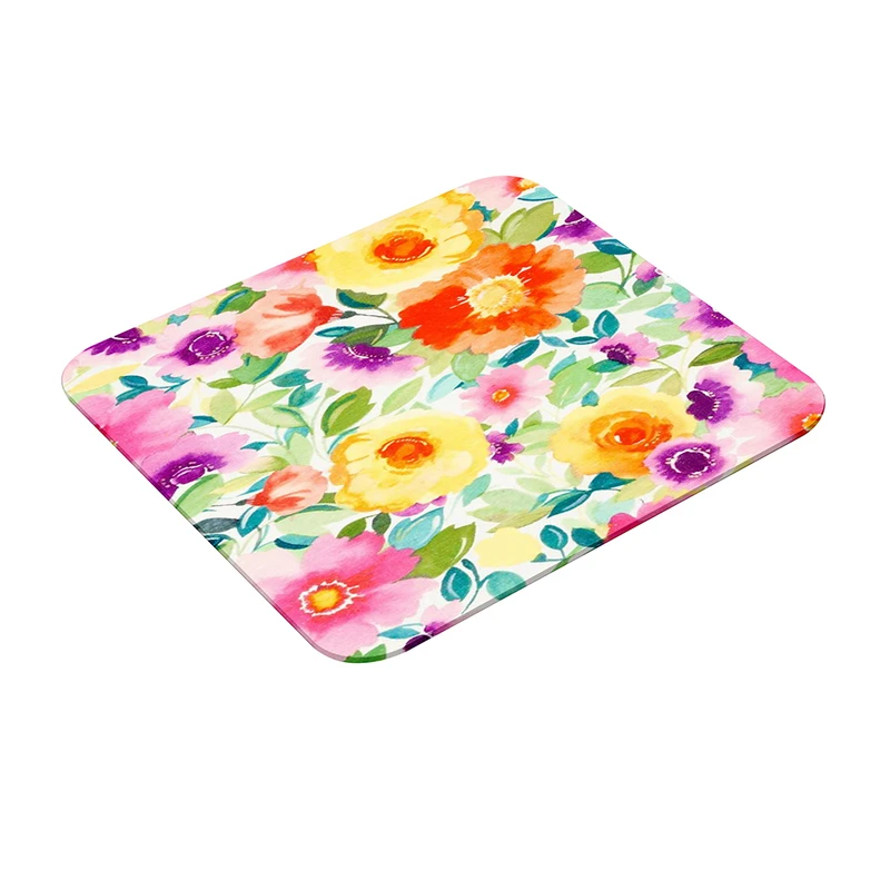 ماوس پد طرح گل های آبرنگی مدل فانتزی کد 1