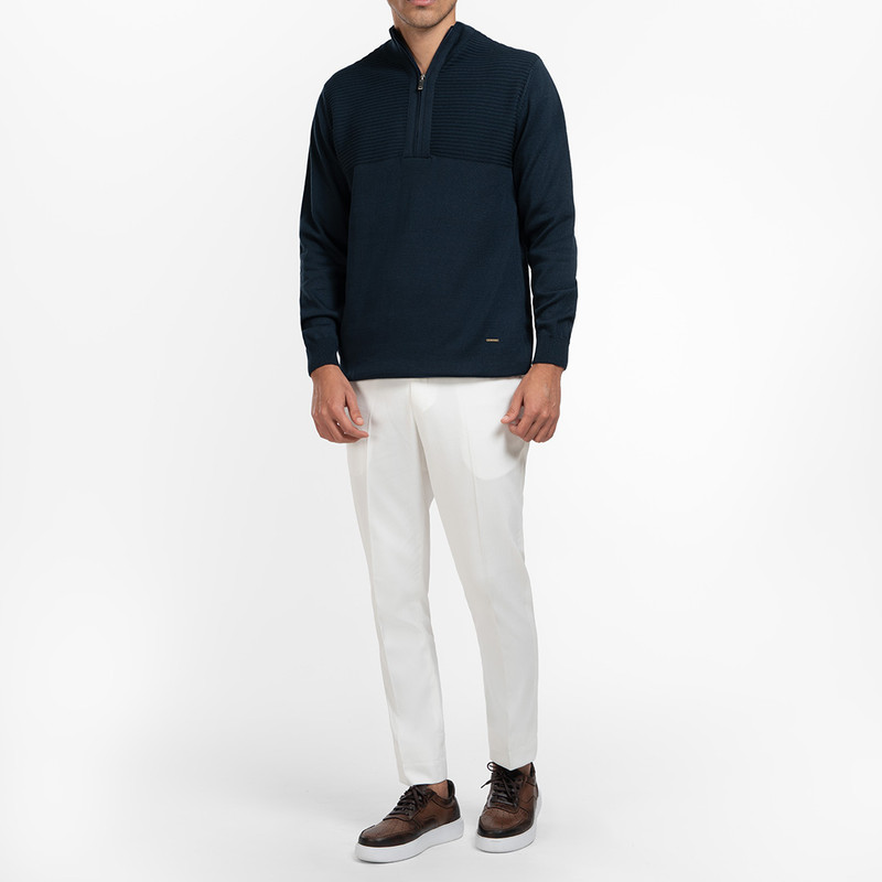 پلیور یقه ایستاده مردانه ام کی مدل 90022