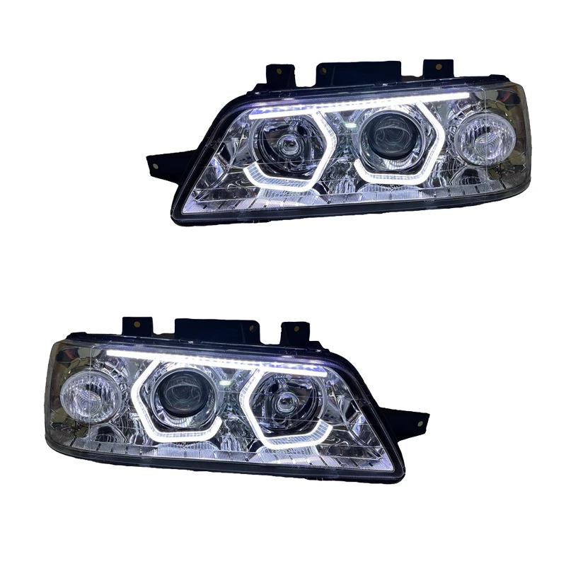 چراغ جلو خودرو گروه پژوهش صنعت مدرن مدل 3D-HG-W مناسب برای پژو 405 بسته دو عددی