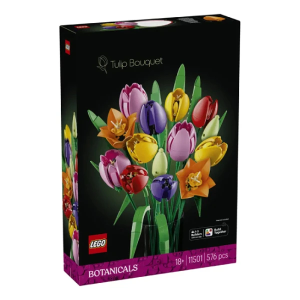 لگو 576 تکه سری بوتانیکال مدل Tulip Bouquet 11501