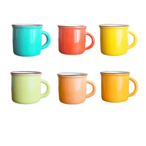 فنجان مدل قهوه خوری کد colorful بسته 6 عددی