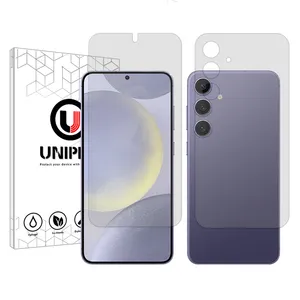 UNIPRO Star 5 model transparent screen protector suitable for Samsung Galaxy S24 Plus mobile phone along with the back protector