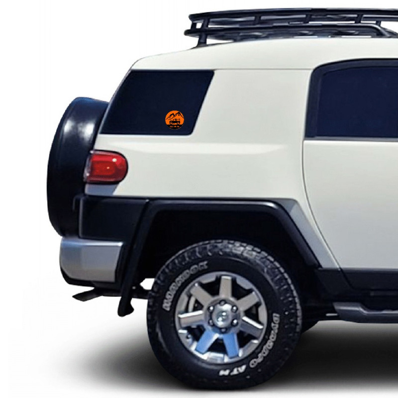 برچسب بدنه خودرو نکسان طرح آفرودی 4x4 کد SF002