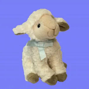 عروسک طرح بره مدل Easter Lamb کد SZ9/594 ارتفاع 23 سانتی‌متر