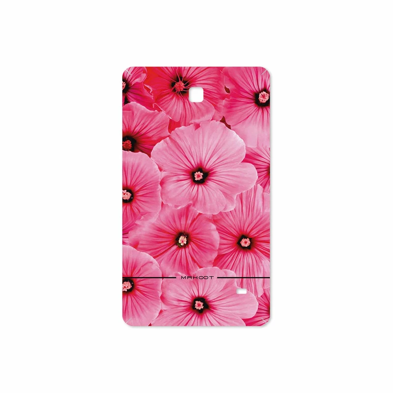 برچسب پوششی ماهوت مدل Pink-Flower مناسب برای تبلت سامسونگ Galaxy Tab 4 7.0 2014 T230