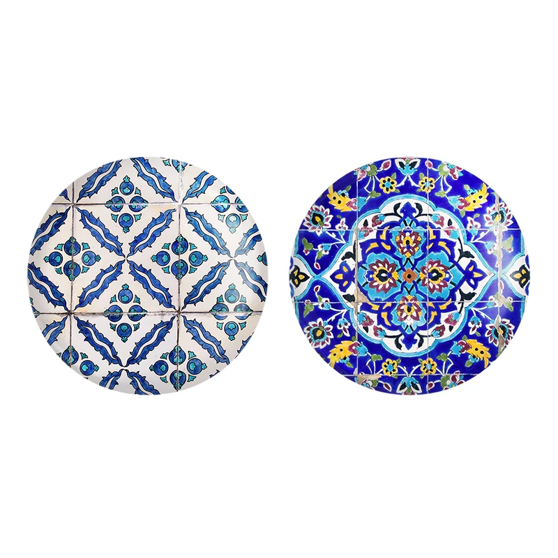 مگنت خندالو طرح کاشی کد 21612162 مجموعه 2 عددی