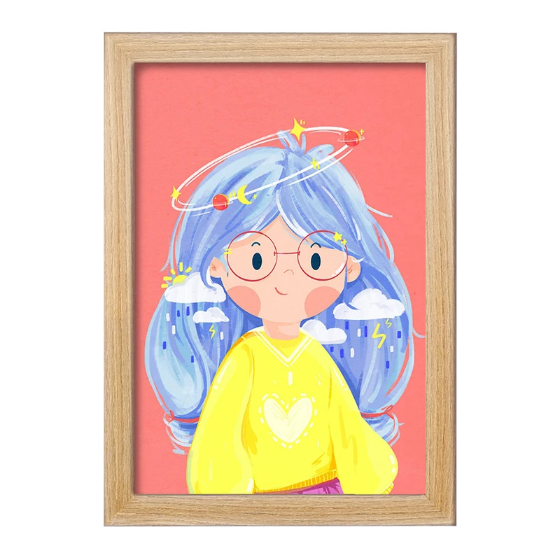 تابلو خندالو مدل دخترانه فانتزی کد 25708