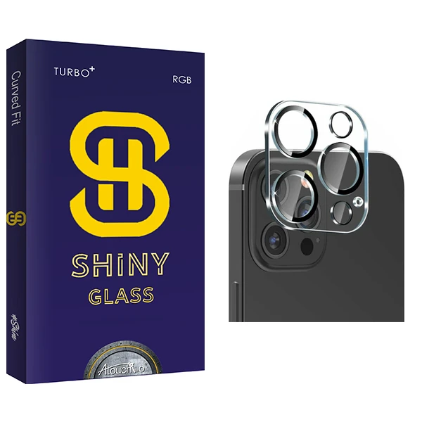 محافظ لنز دوربین آتوچبو مدل Shiny Glass FLL مناسب برای گوشی موبایل اپل iPhone 13 Pro