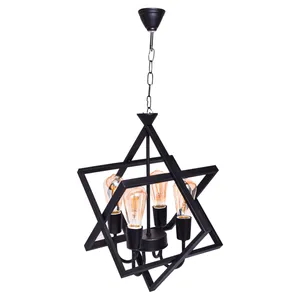 لوستر 4 شعله مدل ضربدری