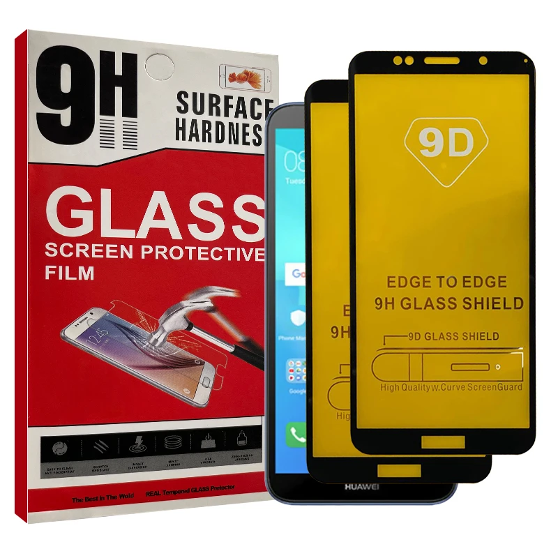  محافظ صفحه نمایش شیشه ای گلس مدل Resistant مناسب برای گوشی موبایل هوآوی Y5 Prime / Y520 2018 / Y5 lite بسته دو عددی