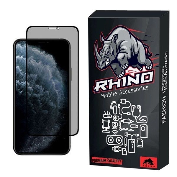 محافظ صفحه نمایش حریم شخصی راینو مدل FL مناسب برای گوشی موبایل شیائومی Redmi 10C