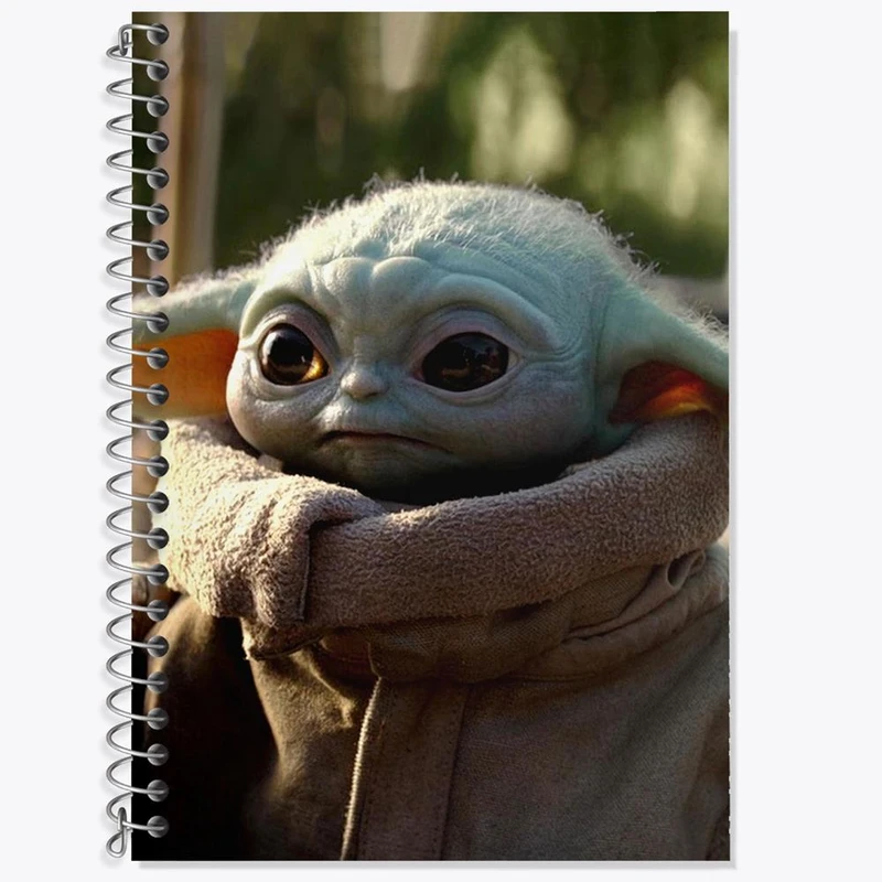 دفتر لغت 50 برگ خندالو مدل یودا سریال جنگ ستارگان کد 26067