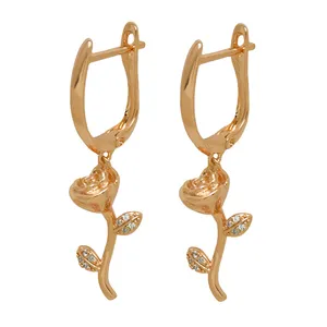 گوشواره زنانه ژوپینگ مدل گل رز