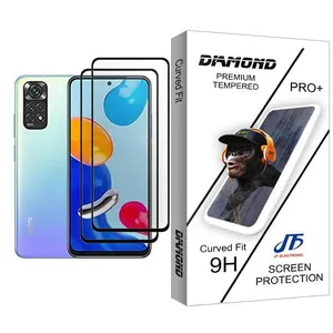 JF Diamond Glass MIX002 Screen Protector For Xiaomi Redmi Note 11 Pack Of 2