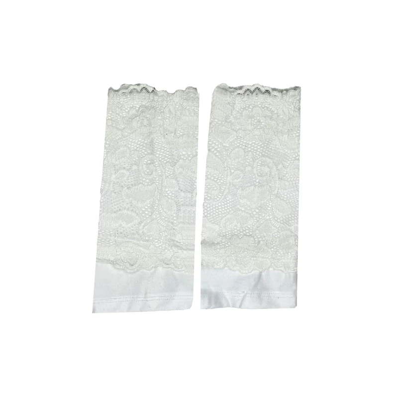 ساق دست زنانه مدل گیپور نخی کوتاه کد S_403