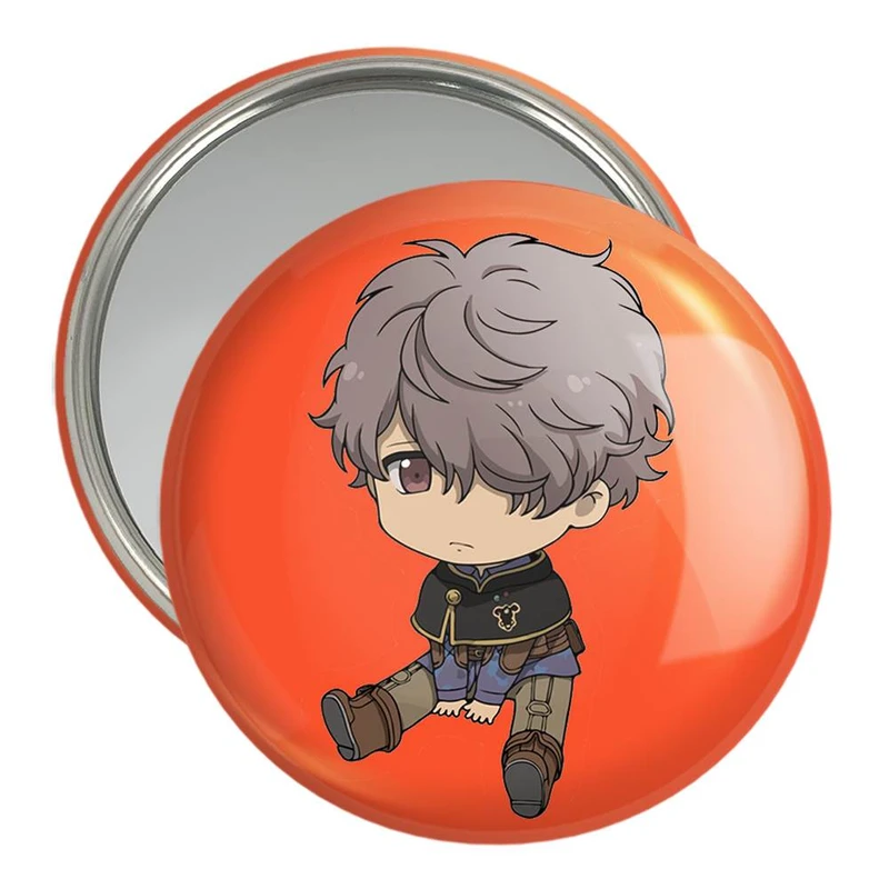 آینه جیبی خندالو مدل گوش آدلی انیمه بلک کلاور Black Clover  کد 10258