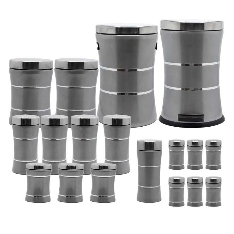 سرویس آشپزخانه 18 پارچه مدل کمرباریک کد UN - 4591