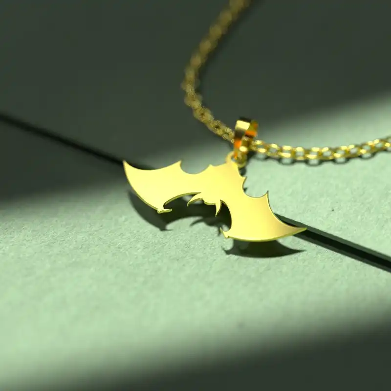 گردنبند طلا 18 عیار زنانه مدوپد مدل هالووین کد G3-1-1218