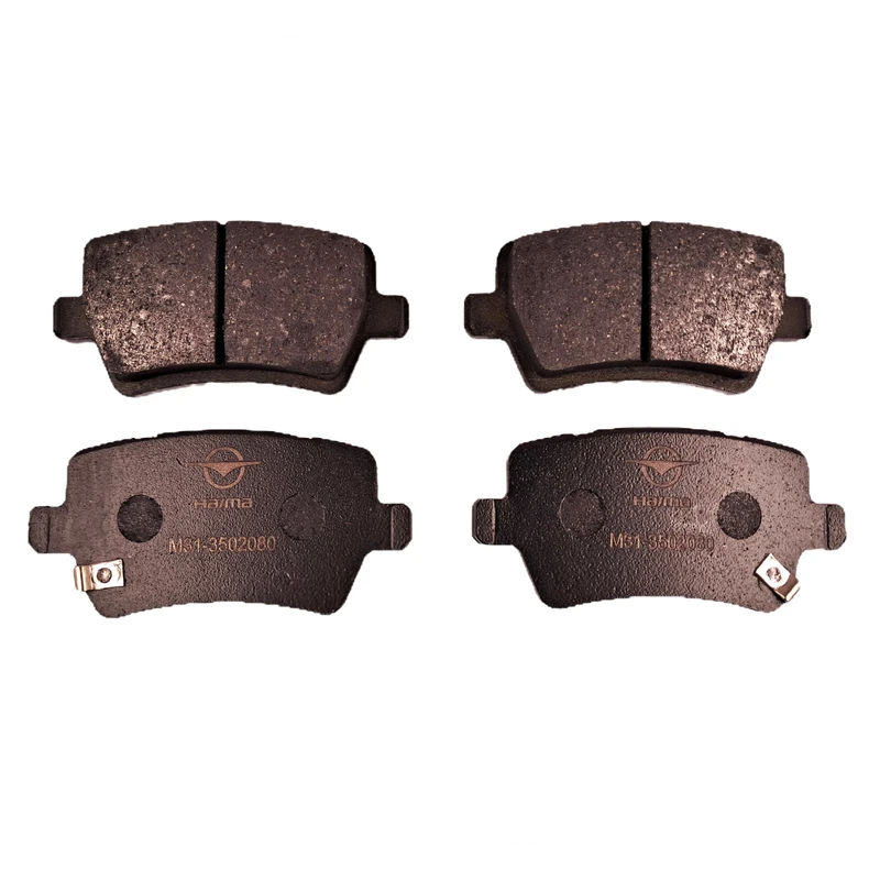 لنت ترمز عقب خودرو هایما مدل F01-3502080 دو جفت مناسب برای هایما S8، فردا موتور سوبا M4